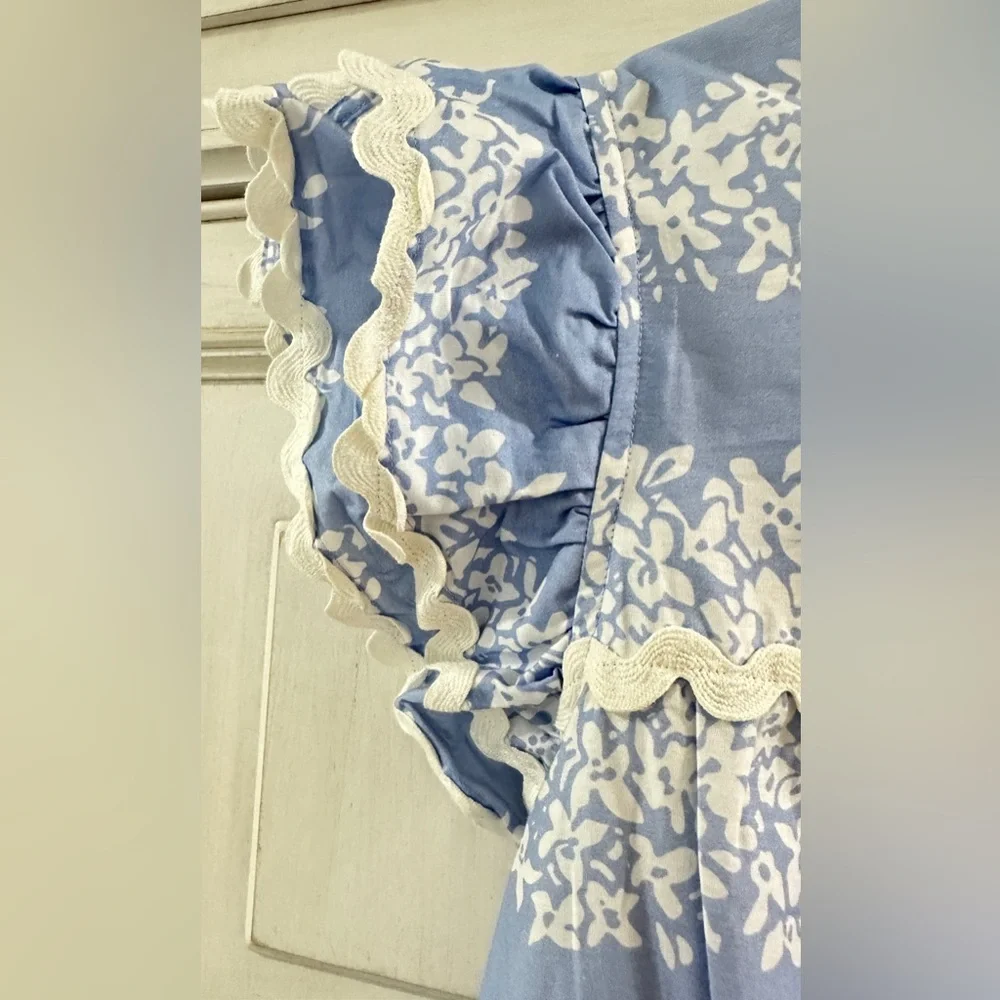 Sail to sable blue midi dress SZ L - Picture 5 of 9
